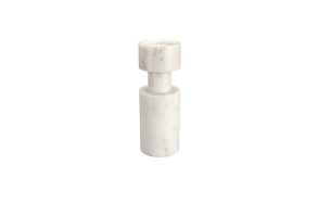 Candle Holder Paros White