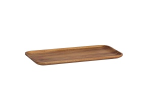 ACACIA WOODEN TRAY 32X15X2 CM