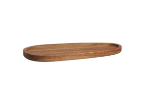 ACACIA WOOD TRAY 30X12X2CM