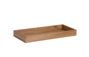 ACACIA WOOD TRAY 40X17X4CM