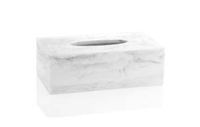 salvrätikukarp 24 x 13 x 8 cm, marmoreffekt