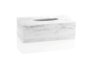 WH.MARBLE EFF.TISSUE H.24X13X8