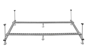 Support construction for rectangular bath 140x70cm