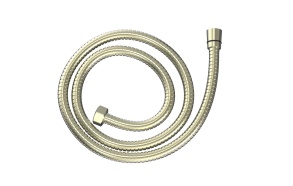 150 cm stainless steel shower hose, brushed gold