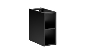 Lower rack Santa Cruz 46x20x44 cm, mat black