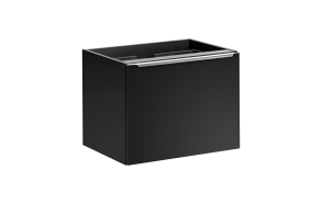 cabinet under washbasin Santa Cruz 60x46x45.6 cm, mat black