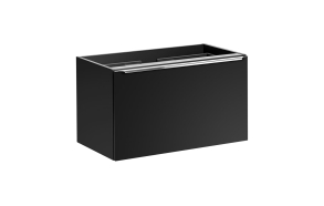 cabinet under washbasin Santa Cruz 80x46x45.6 cm, mat black
