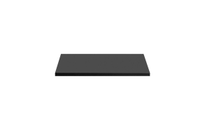 worktop Santa Cruz 2.5x60.4x46 cm, mat black