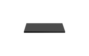 worktop Santa Cruz 2.5x60.4x46 cm, mat black