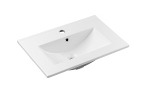 furniture washbasin 610x405x170 mm, white