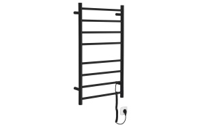 REDONDO Electric Towel Radiator 75W, 500x900 mm, black matt finish