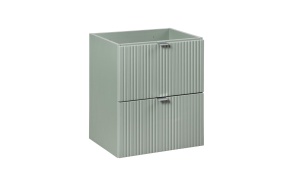 cabinet under washbasin Stripes Green 50x39x57 cm, 2 drawers