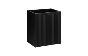cabinet under washbasin Nova 50x39x57 cm, mat black, 2 doors
