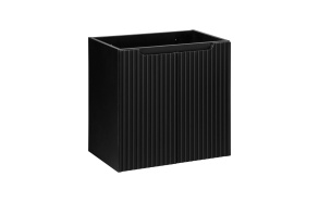 cabinet under washbasin Nova 60x39x57 cm, mat black, 2 doors