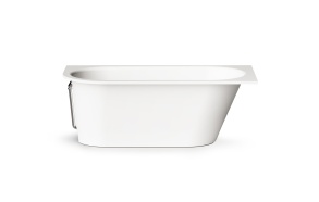 Cast stone bath VARIO M "C" 158x75cm, white