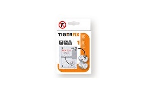 2 screwless fixing units TIGERFIX 1 for bathroom accessories series BOSTON, ITEMS, IMPULS, ONU, SAFIRA, RAMOS, URBAN
