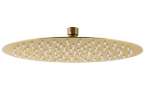 SLIM Shower Head, dia 300mm, brushed gold