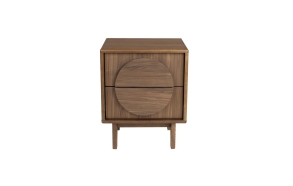 Side Table / Bedstand Groove Walnut