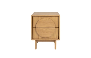 Side Table / Bedstand Groove Natural Oak