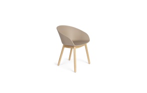 Armchair Void Oak Latte Brown