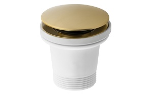 vanni põhjaklapp 6/4´´ ilma ülevooluta vannile, matt kuld