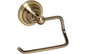 Toilet paper holder without cover Retro, bronze