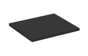 Countertop Black 80x46x2.2 cm, mat black