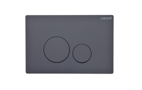 Creavit Terra flush plate, anthracite