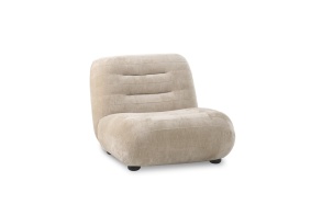 Wyatt Lounge Chair Velours Beige