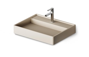 silkstone valamu Infinity 600, tööpinnale, matt caffe latte