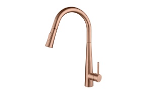"Touch free" kitchen mixer Cherry, brushed rose gold