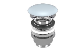 bottom valve mat light blue