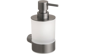 GRINO  Soap dispenser, 200 ml, matt, graphite