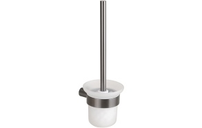 GRINO  Wall mounted toilet brush holder, matt, graphite
