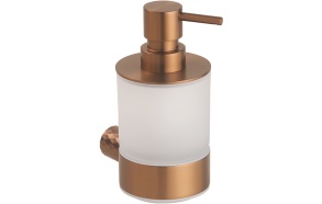 COPRA  Soap dispenser, 200 ml, matt, gold copper