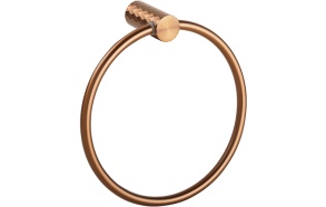 COPRA  Ring towel holder, matt, gold copper