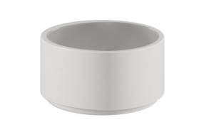 OKE counter top ceramic washbasin, dia. 30cm, mat white