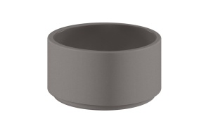 OKE counter top ceramic washbasin, dia. 40cm, mat ferro