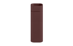 Hako ceramic freestanding washbasin, dia. 30x30x88.5cm, mat burgundy