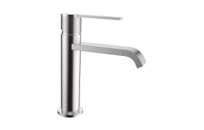 basin mixer Tulip, brushed nickel PVD