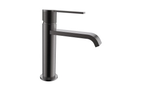 basin mixer Tulip, gun metal PVD