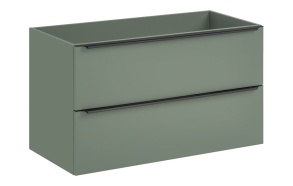 Cabinet under washbasin 100cm 2 drawers