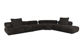 Sofa Rembrandt 7,5-Seater Left Dark Brown