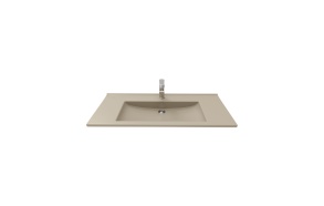 furniture basin Suvi 45x100 cm, mat cappucino