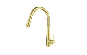 "Touch free" kitchen mixer Cherry, brushed gold