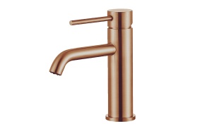 basin mixer Cherry, brushed rose gold