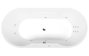 IO HYDRO hydromassage Bath tub, 180x85x49 cm, white
