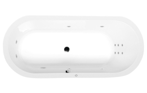 ASTRA HYDRO hydromassage Bath tub, 165x75x48 cm, white
