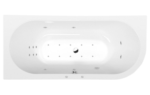 VIVA L HYDRO-AIR hydromassage Bath tub, 175x80x47 cm, white
