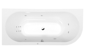 VIVA L HYDRO hydromassage Bath tub, 175x80x47 cm, white